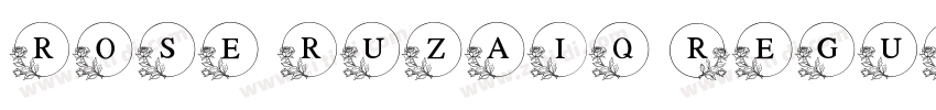 rose ruzaiq Regular字体转换